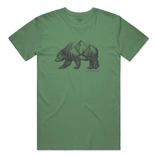 Unisex Graphic Tee in 100 Ringspun Cotton Pine Bear