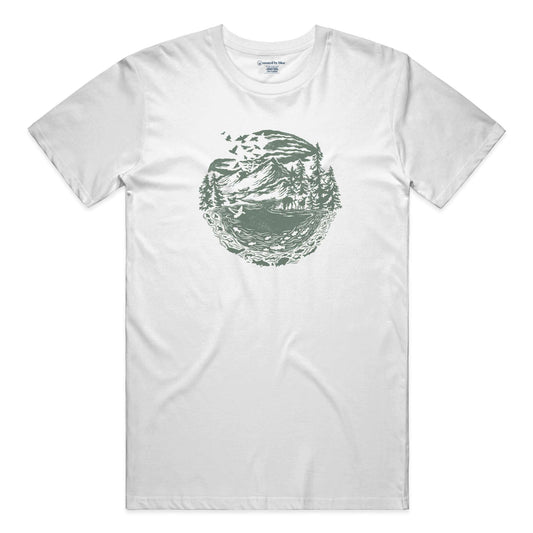 Unisex Graphic Tee in 100 Ringspun Cotton Downstream