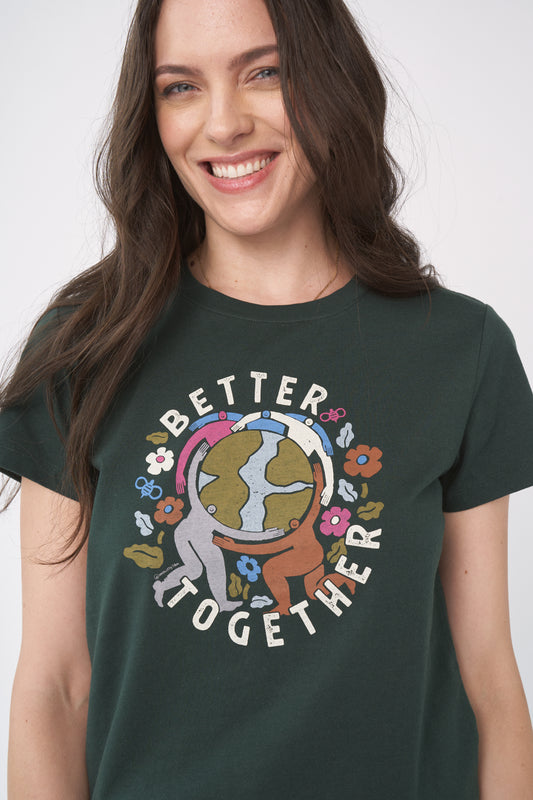 Camiseta gráfica de manga corta Earth Dance