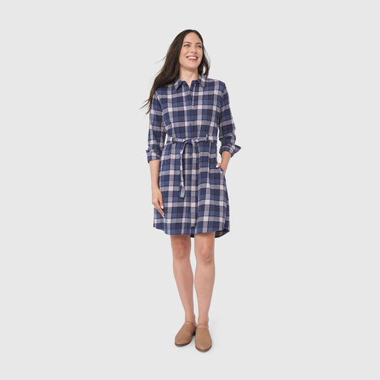 La robe chemise en flanelle responsable