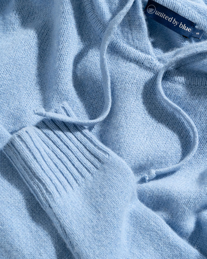 Sudadera con capucha de cachemira reciclada