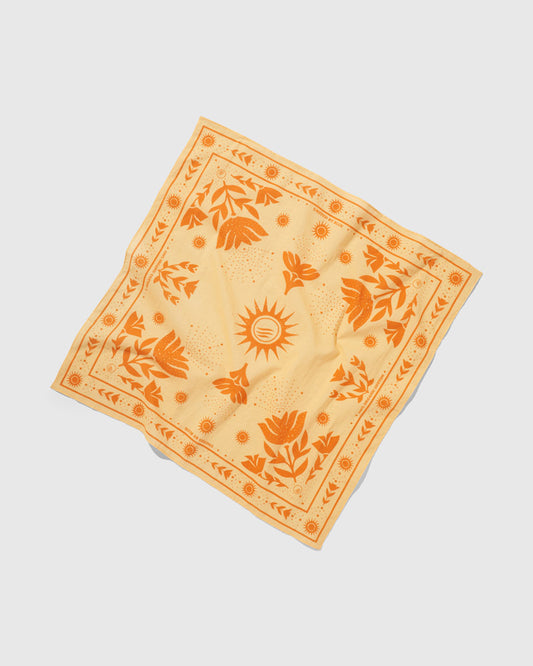 Bandana de campo de flores orgánicas