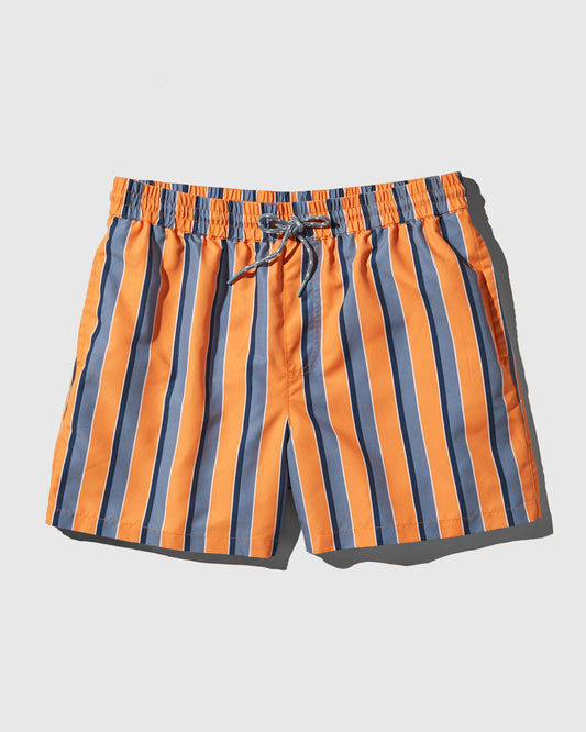 Orange Ochre Recycled Swim Trunk - 5