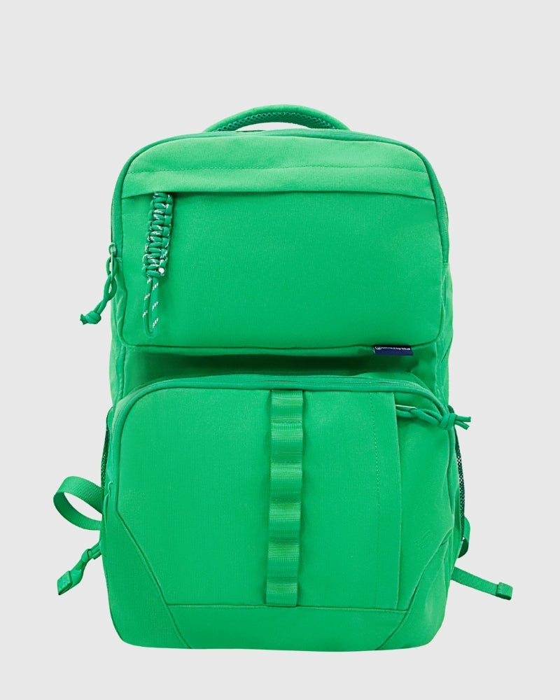 25L Transit Pack in Bright Green, front view