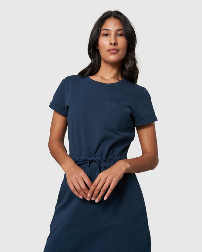 Vestido camisero de punto