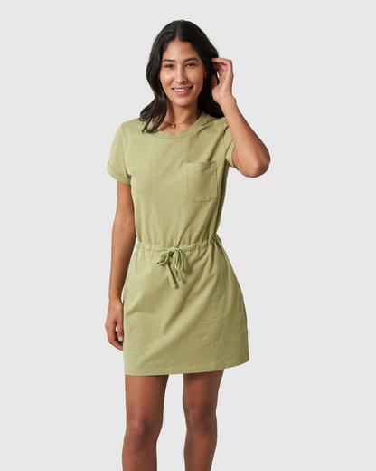 Vestido camisero de punto