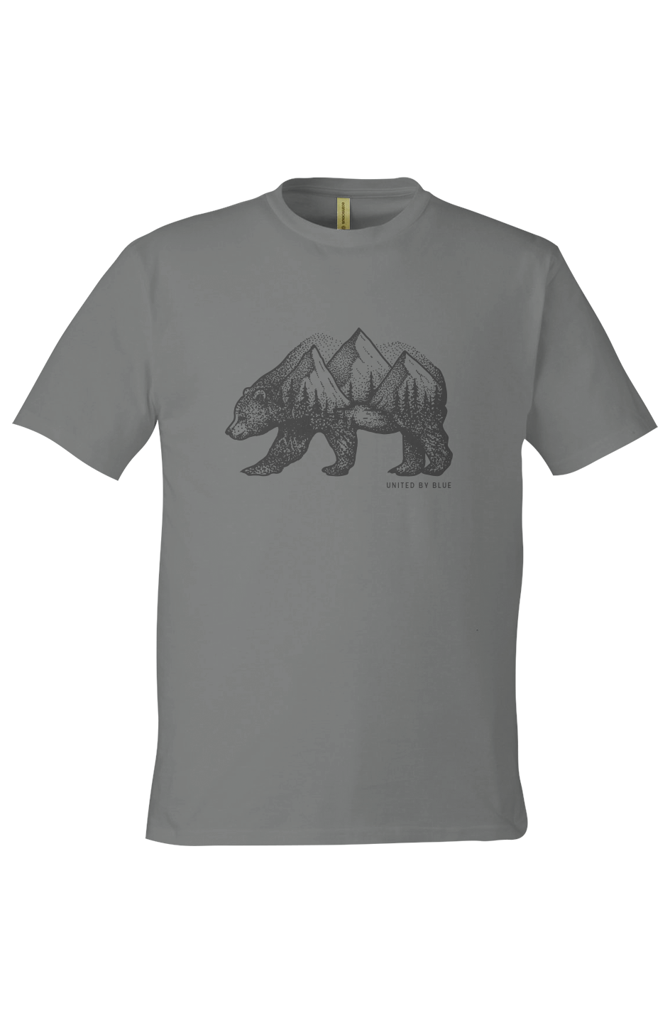 Unisex Graphic Tee in 100% Organic Cotton - Grizzly