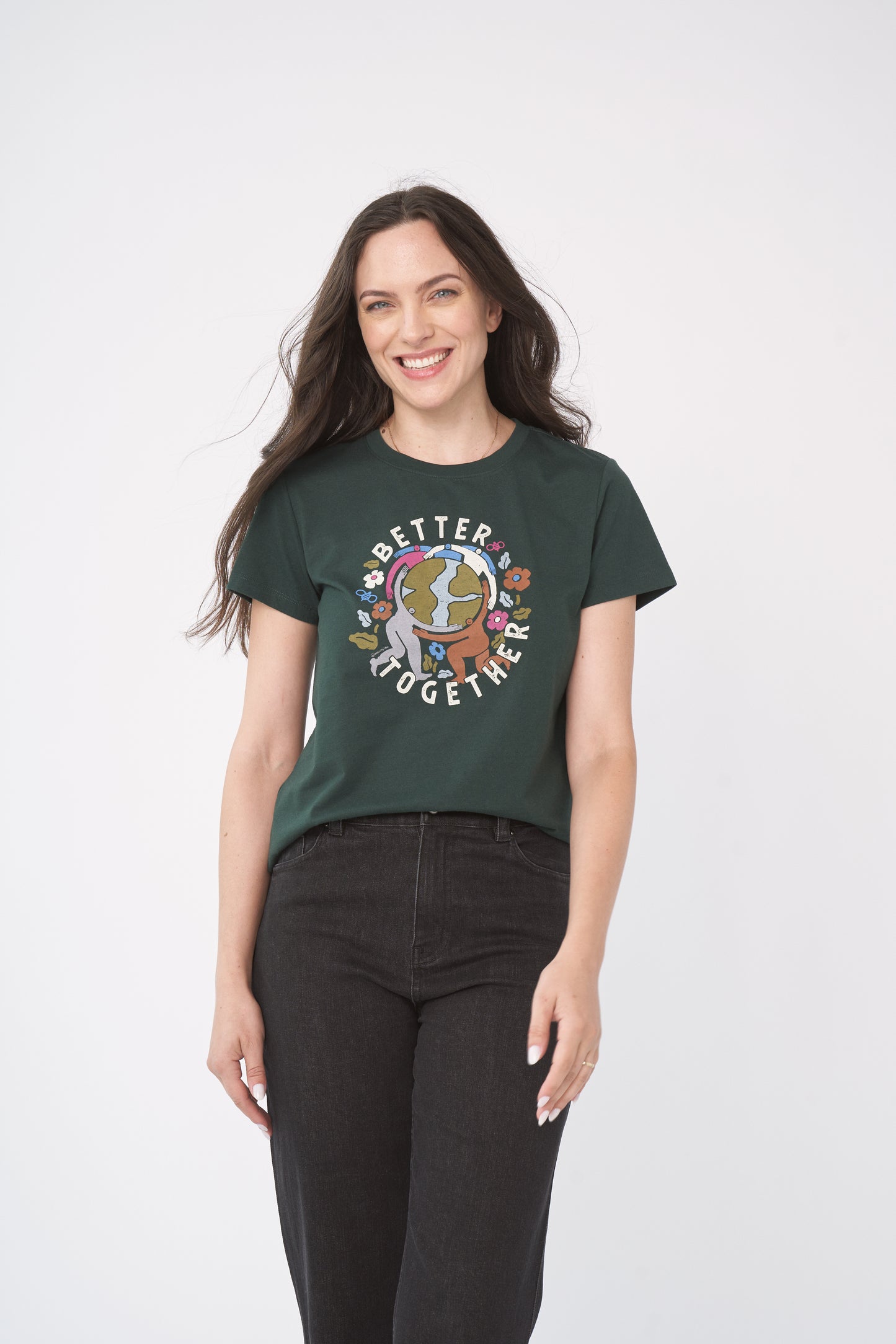 Camiseta gráfica de manga corta Earth Dance