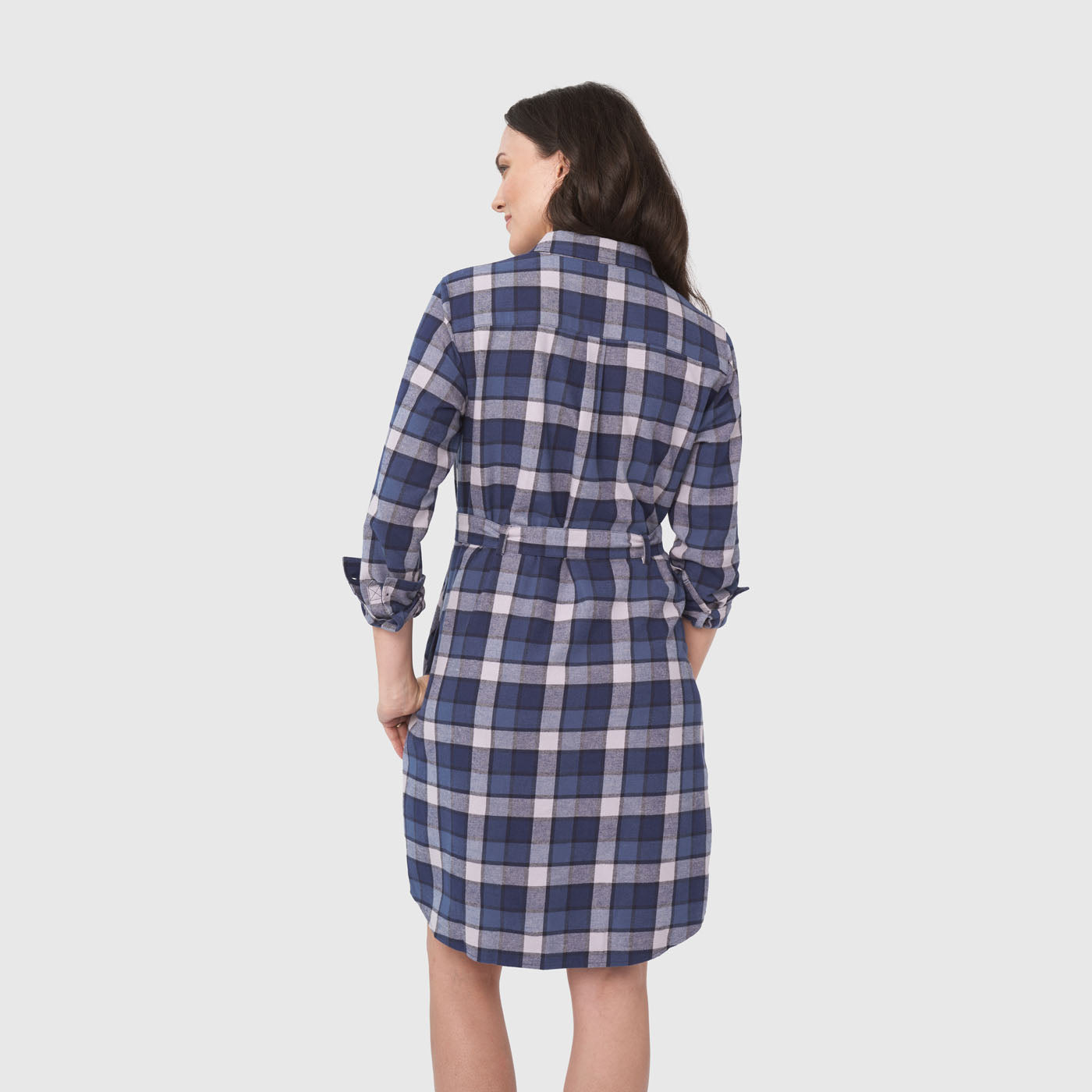 La robe chemise en flanelle responsable