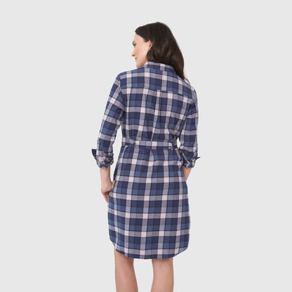 La robe chemise en flanelle responsable