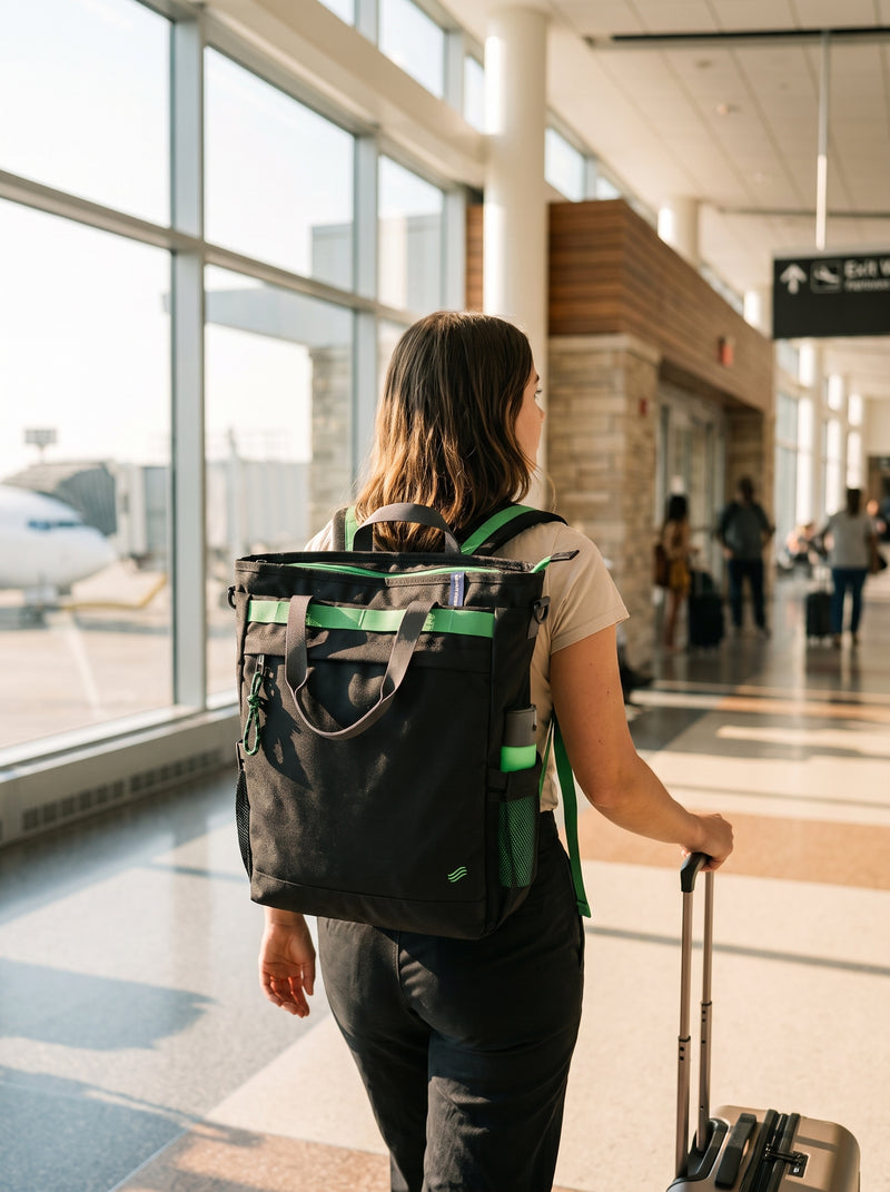 Carry-on and work bag in one.