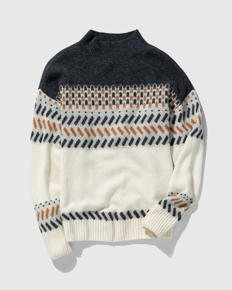 Suéter Fairisle de lana reciclada