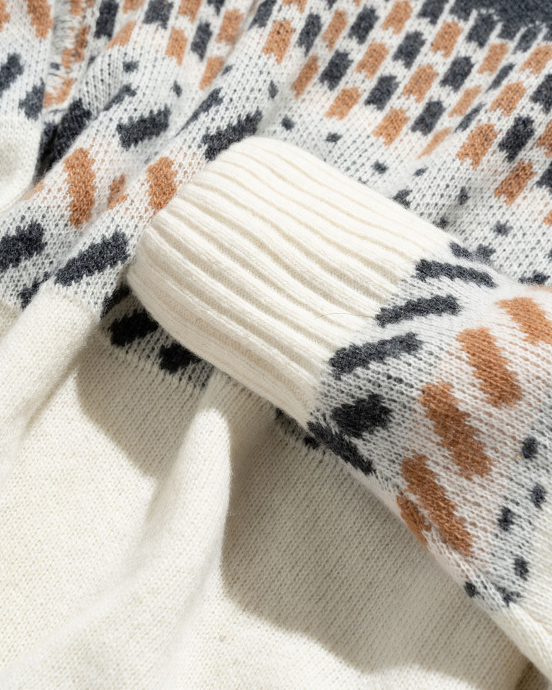 Suéter Fairisle de lana reciclada