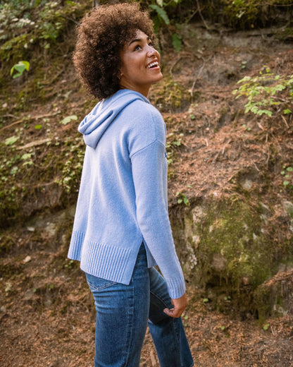 Sudadera con capucha de cachemira reciclada