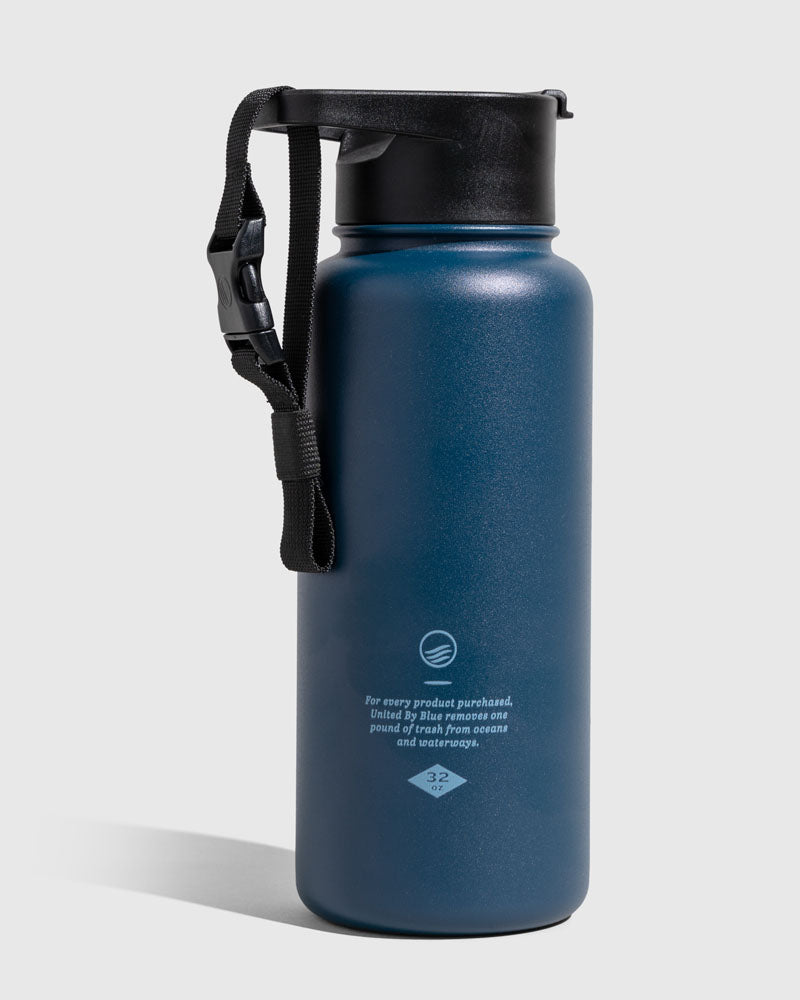Botella de acero aislada de 32 oz.