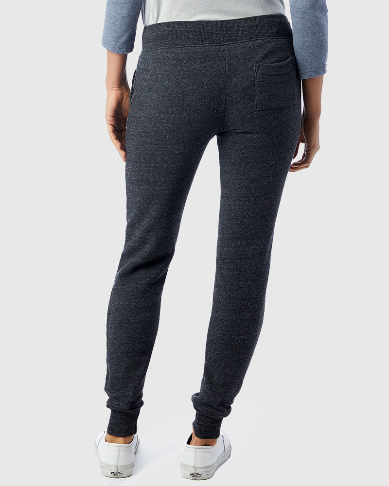 Pantalones deportivos de polar ecológico para mujer