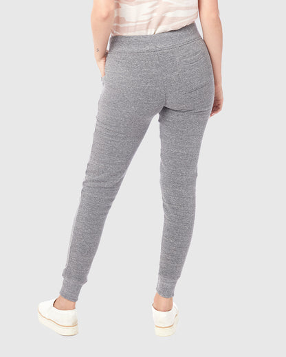 Pantalones deportivos de polar ecológico para mujer