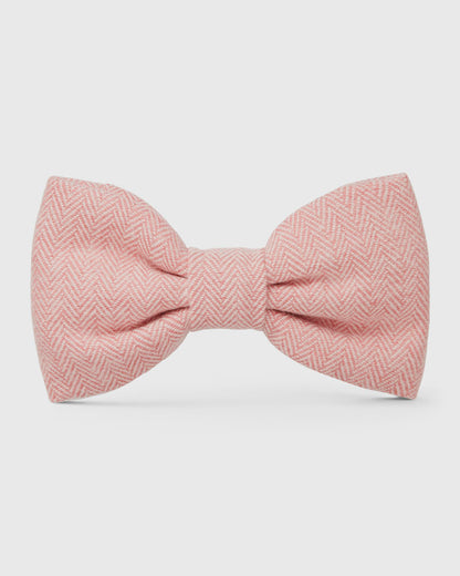 Pink Herringbone