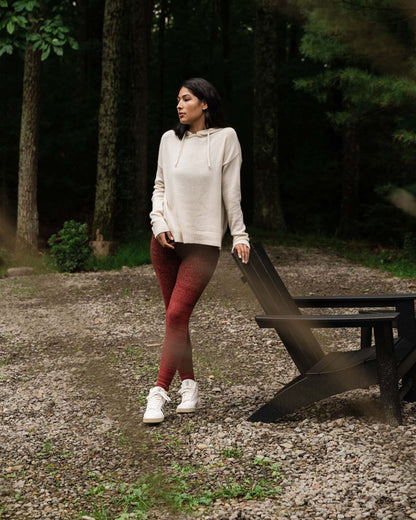 Sudadera con capucha de cachemira reciclada