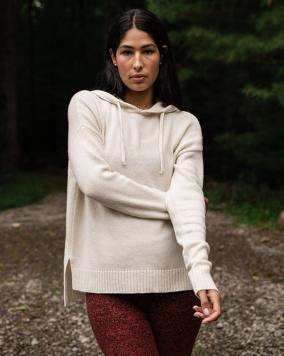 Sudadera con capucha de cachemira reciclada