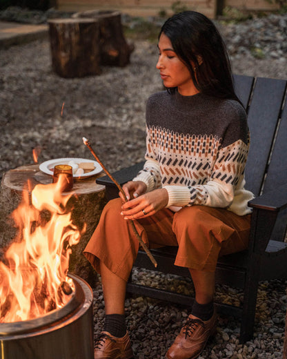 Suéter Fairisle de lana reciclada