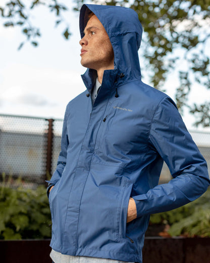 Chaqueta impermeable reciclada para hombre