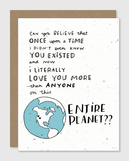 Tarjeta Planeta entero