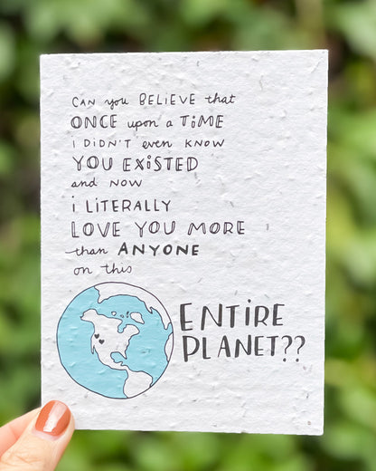 Tarjeta Planeta entero