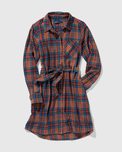 La robe chemise en flanelle responsable
