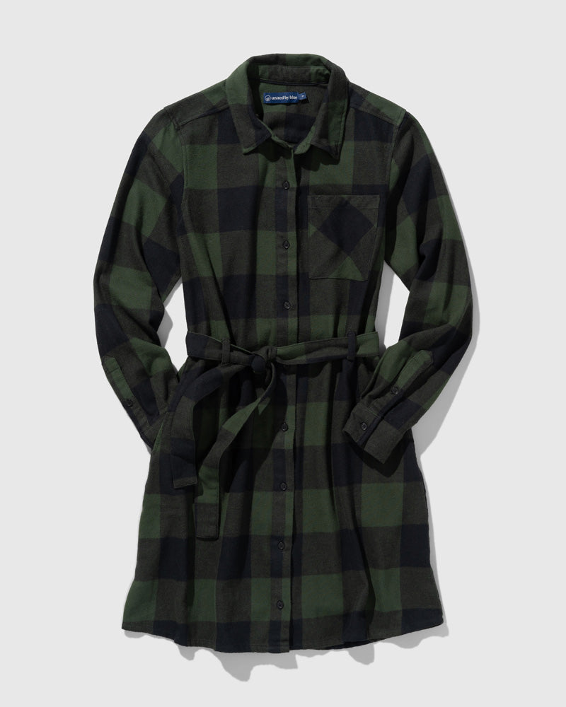 La robe chemise en flanelle responsable