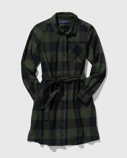 La robe chemise en flanelle responsable