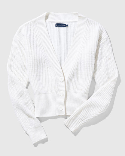 Recycled Wool Cropped Cardigan