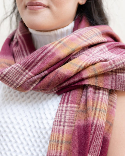 Bufanda de lana de cordero - Heritage Check