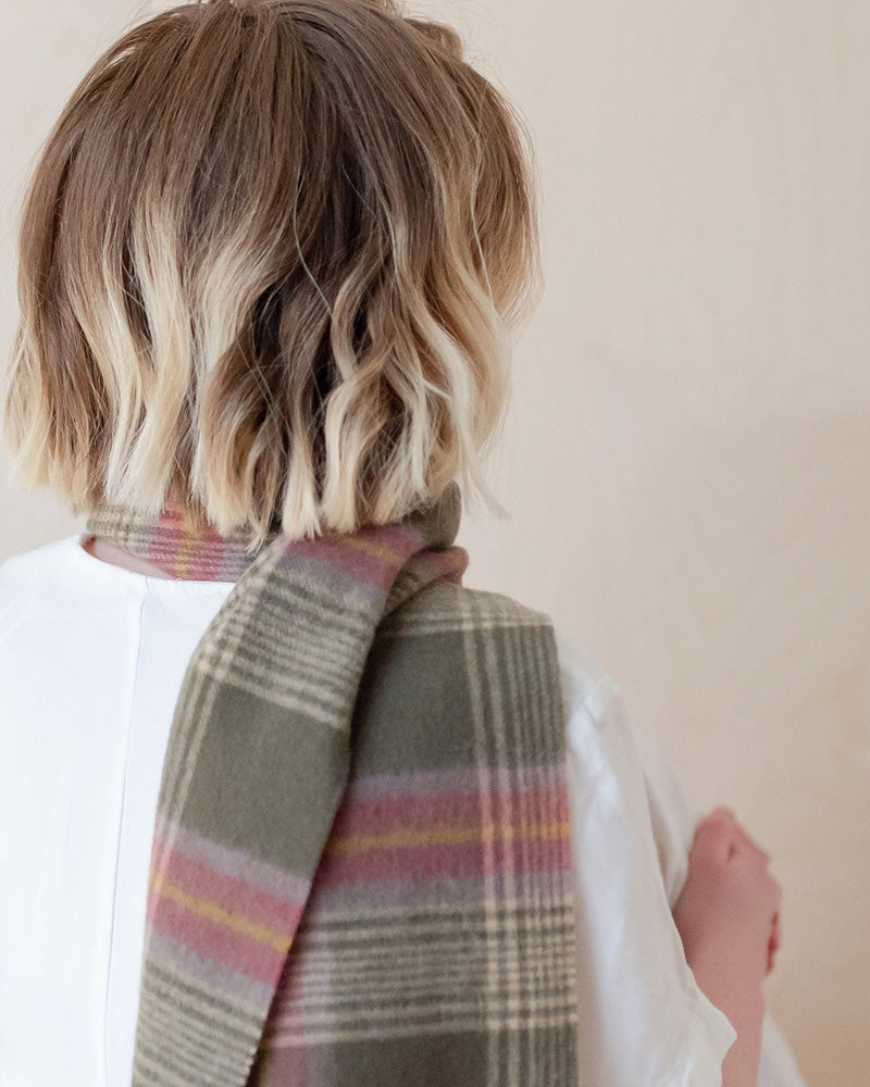 Bufanda de lana de cordero - Heritage Check