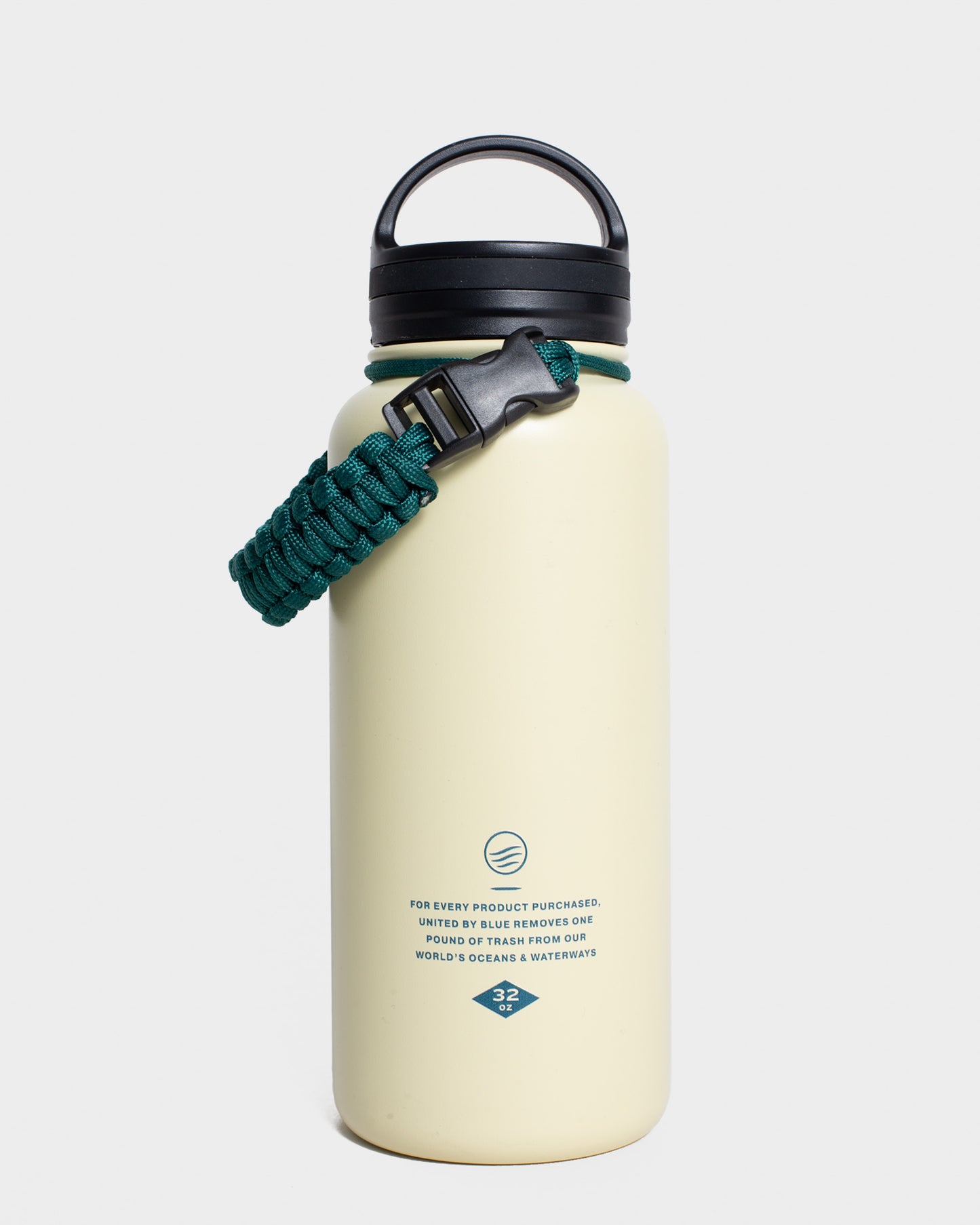 Botella de agua de acero aislada de 32 oz.