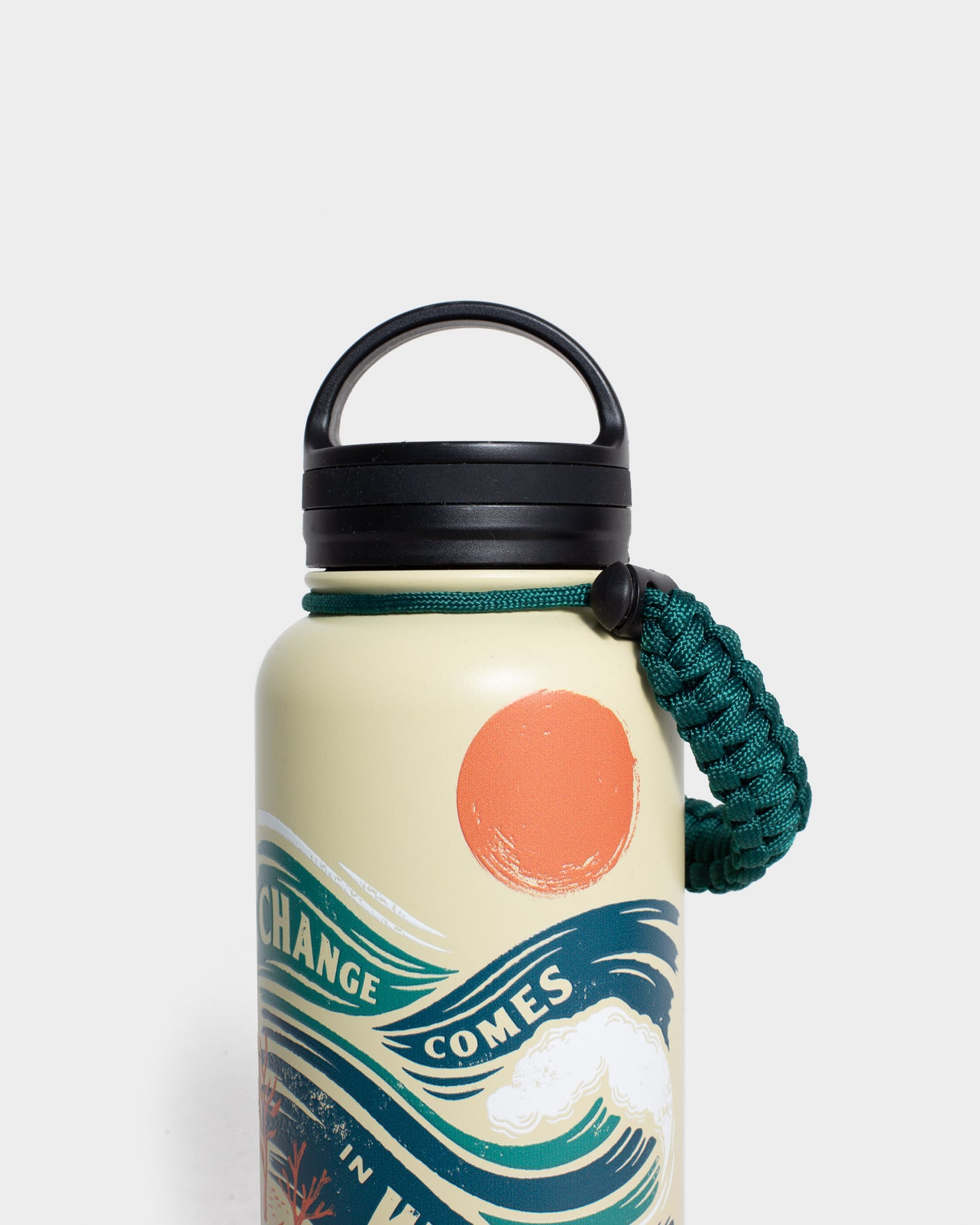 Botella de agua de acero aislada de 32 oz.