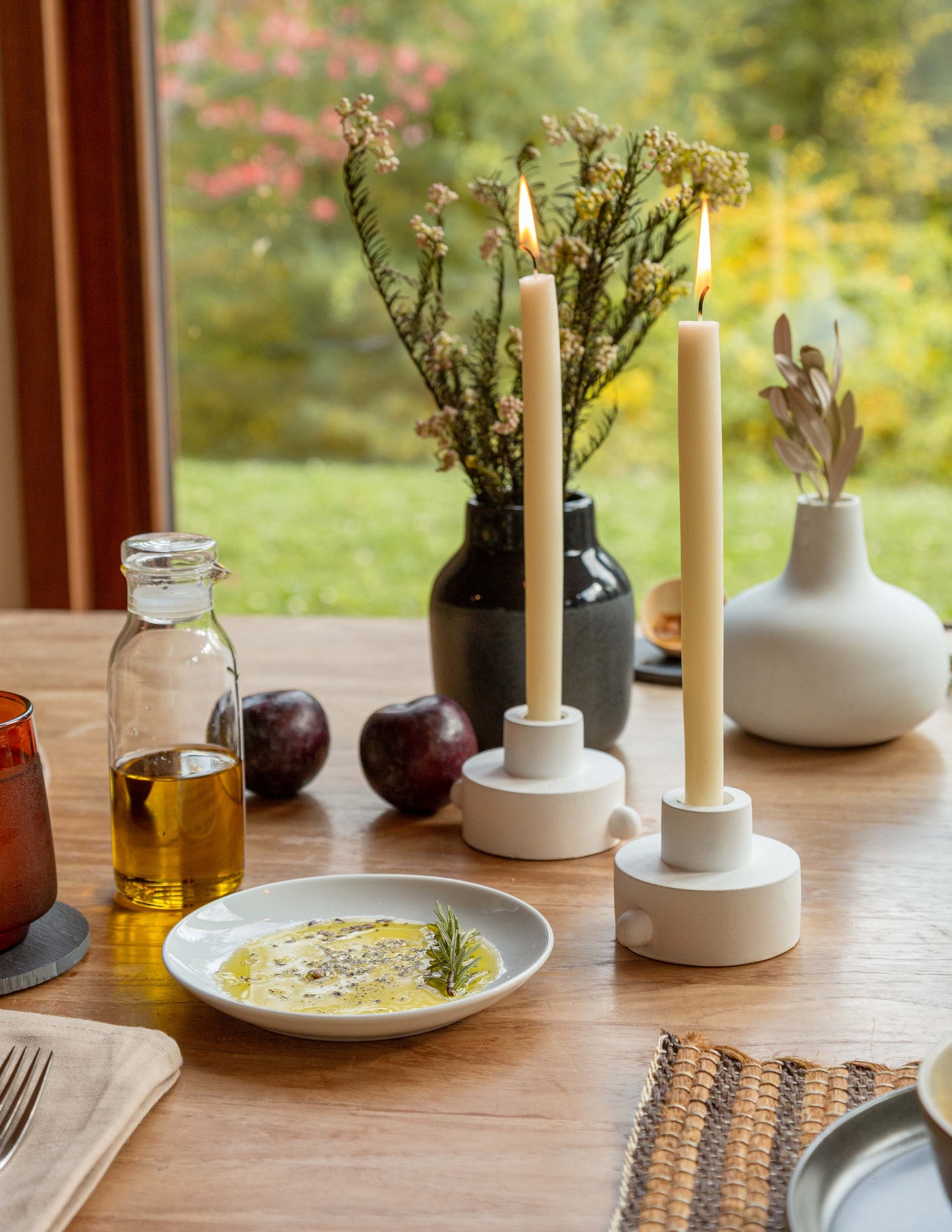 Stackable Tea Light & Taper Candle Holder