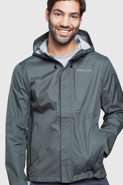 Chaqueta impermeable reciclada para hombre