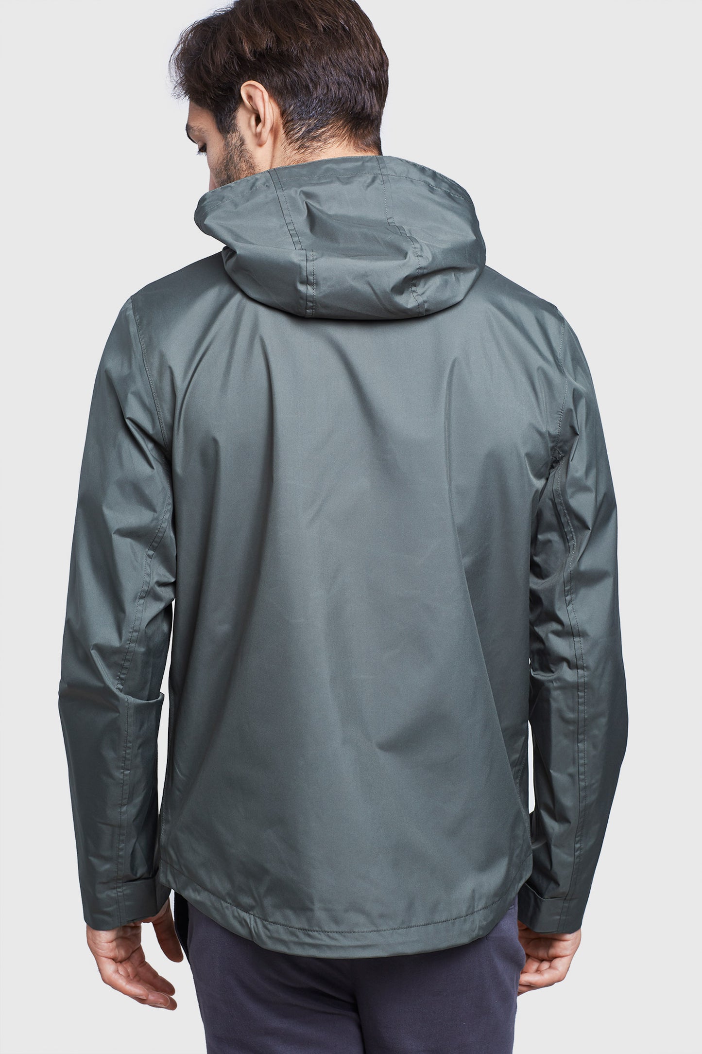 Chaqueta impermeable reciclada para hombre