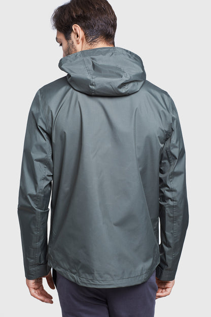 Chaqueta impermeable reciclada para hombre