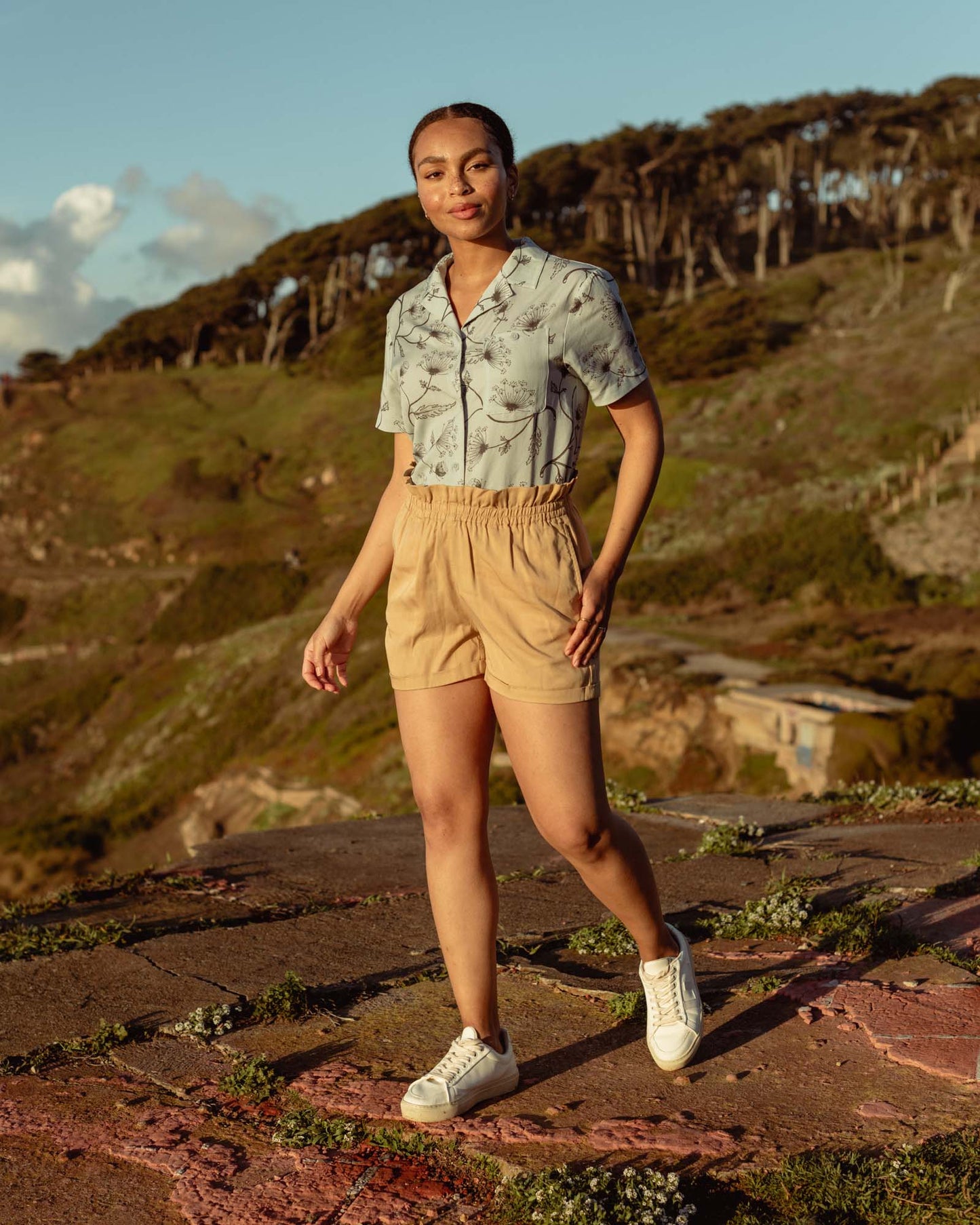 Chemise de camp en Tencel
