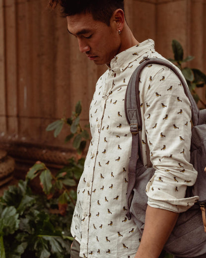 SoftHemp™ Chambray Button Down Shirt