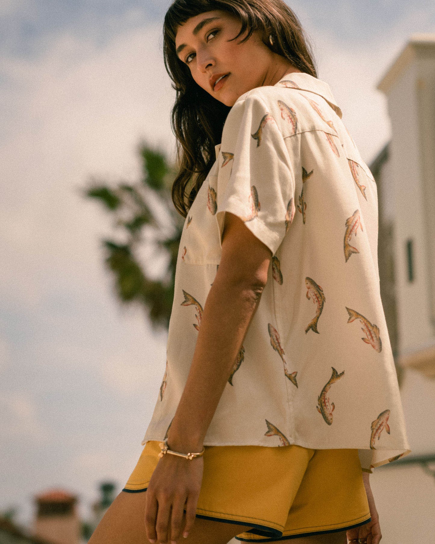 Chemise de camp en Tencel