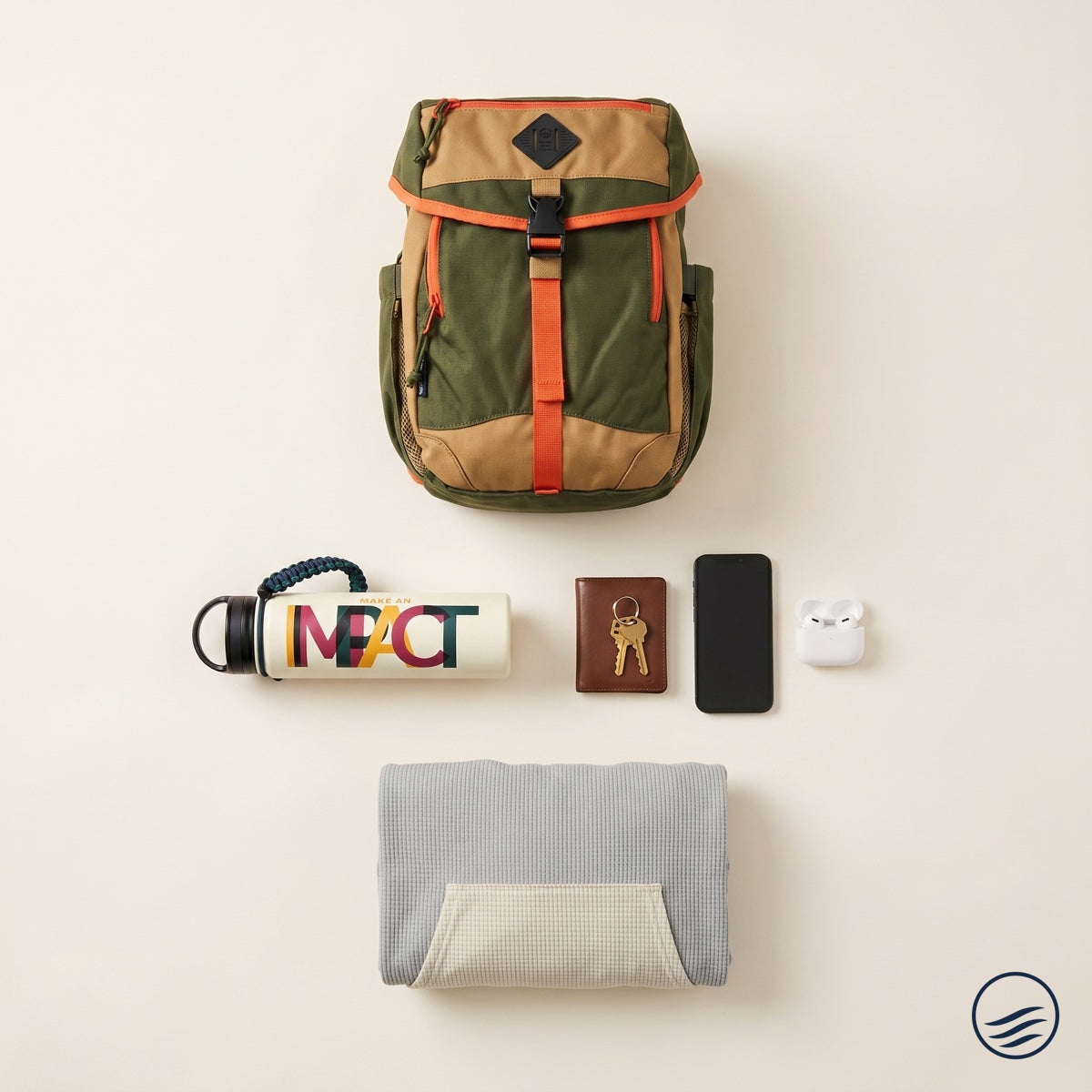 Everyday carry flat-lay